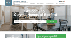 Desktop Screenshot of claytonhomesofbedford.com
